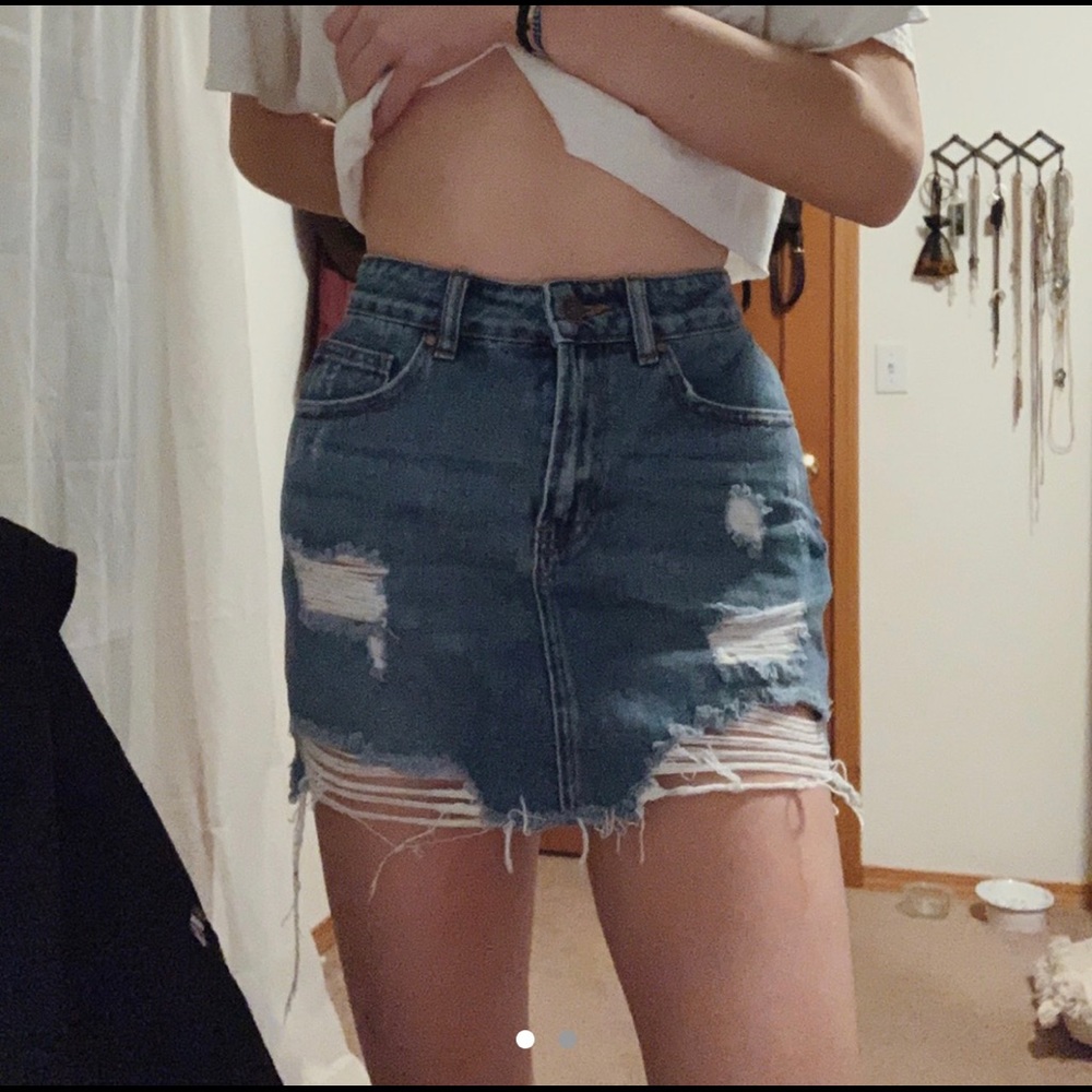 Pacsun Jean Skirt